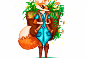 Весенний лис