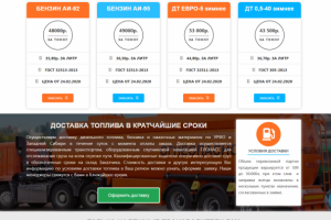 Сайт визитка на Elementor