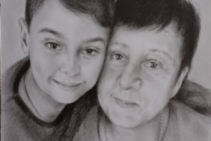 Портрет простым карандашом