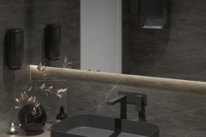 Дизайн проект санузла в офисе