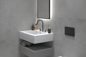 Дизайн проект санузла в частном доме