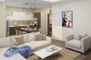 кухня-гостиная