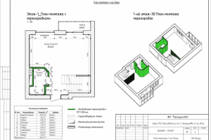 Дизайн-проект 2-х уровневой квартиры