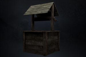 Рендер 3D модели колодца