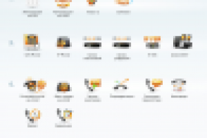 Иконки для сайта и интерфейса оператора связи DataFox