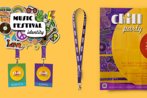 Айдентика музыкального фестиваля Chill party