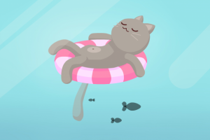 Котик отдыхает