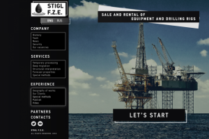 Сайт для нефтяной компании