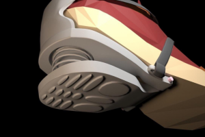 3д моделирование кроссовка