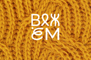 Леттеринг-логотип для бренда вязаной одежды