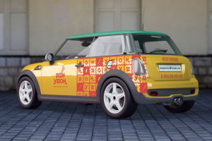 Брендирование авто для кафе