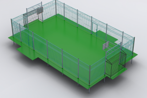 Ограждение спортплощадки типа "МЕТЕОР"