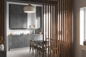 Визуализация зоны гостиной