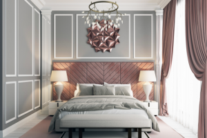 Визуализация интерьера спальни
