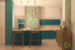 Разработка дизайна интерьера гостиной-столовой