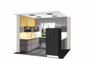 Разработка кухонного гарнитура в стиле Хайтек