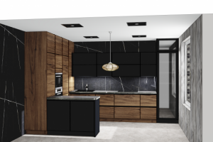 Проект кухни в современном стиле