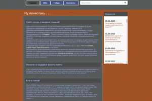 Действующий сайт