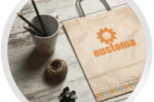 Фирменный стиль и логотип для «Eustoma».