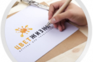 Логотип для детского дома творчества «ЦветЖизни».