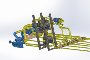 Трубопроводная обвязка насосной станции