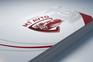 Визитки для автоцентра MT-AVTO