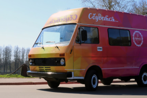 Логотип и оформление фуд-трака "Сбудется..."