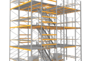 Моделирование и визуализация мезонного стеллажа