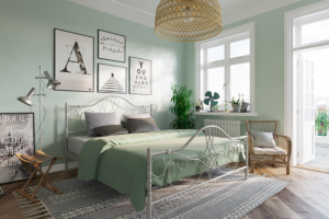 Визуализация кровати в спальне2