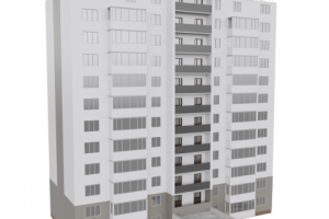 Моделирование многоэтажного жилого здания