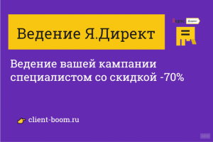 Ведение Я.Директ