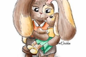 Мама и малышка Зайки