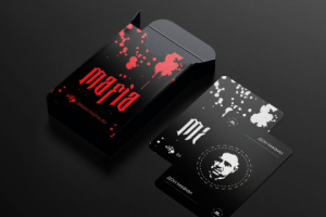 Разработка дизайна карт и маски для игры в мафию