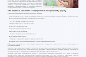 Статья на тему: Торговый аудит