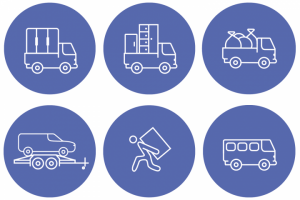 Разработка иконок для сайта грузоперевозок