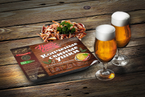 Упаковка мясные копченые ушки