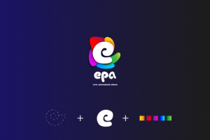 Логотип магазин обоев ЕРА