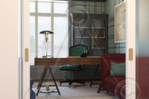 Кабинет в английском стиле