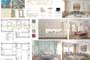 Квартира в классическом стиле, 180 м2