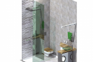 Аксонометрический вид СУ в стиле "Эко"