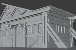 Low-Poly моделирование