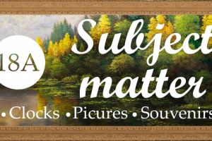 Вывеска для отдела сувениров