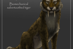 концепт саблезубого тигра из "заповедник гоблинов"