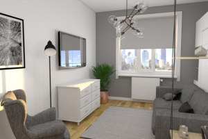 2х комнатная квартира в поселке Северном