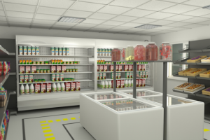 Магазин в вахтовом поселке NS2