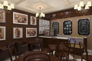 Кафейня в стиле шоколадницы