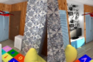 Дачная детская комната на 8м2