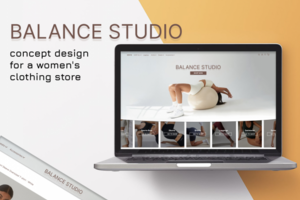 BALANCE STUDIO (web site) - online store
