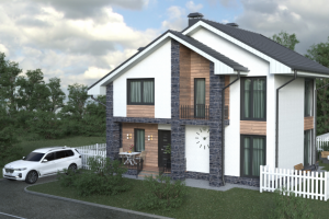 Визуализация коттеджа