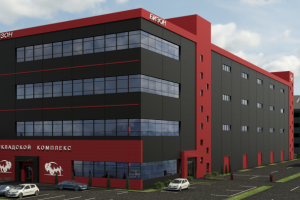 Визуализация промышленного здания